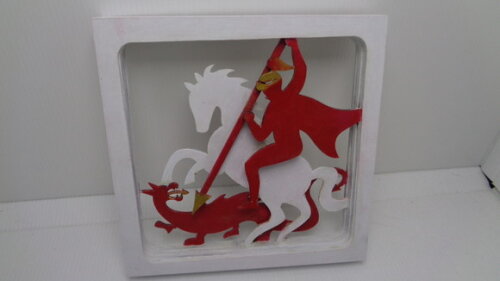 Quadro São Jorge 3 D