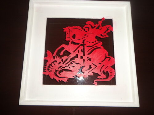 Quadro Recortado São Jorge