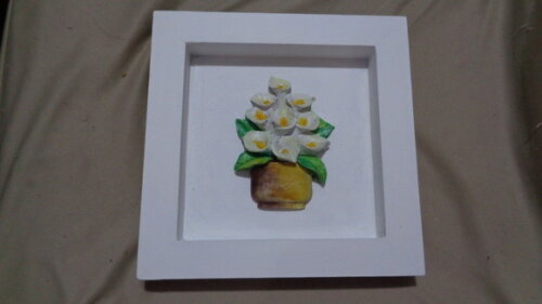 Quadro Vaso e Flores