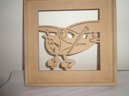 Quadro Vazado Avião