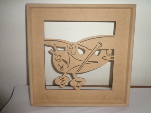 Quadro Vazado Avião