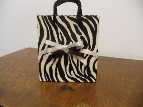 Sacolinha para Lembranças Zebrada