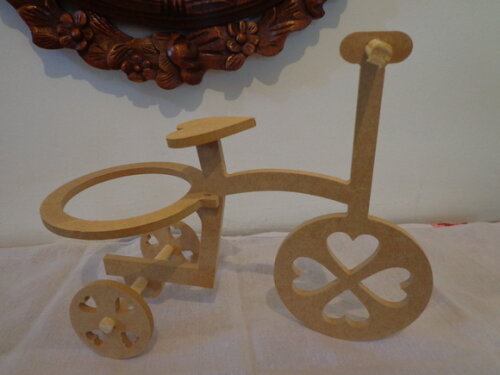 Triciclo Porta Vaso em mdf