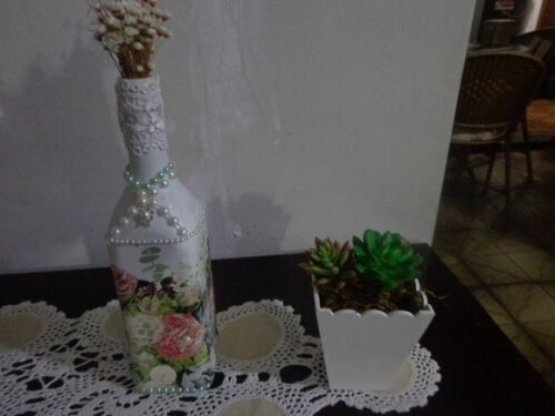 Vaso com Suculentas Artificiais-black Friday-39,00