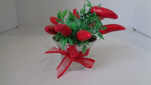Vaso com Pimentas