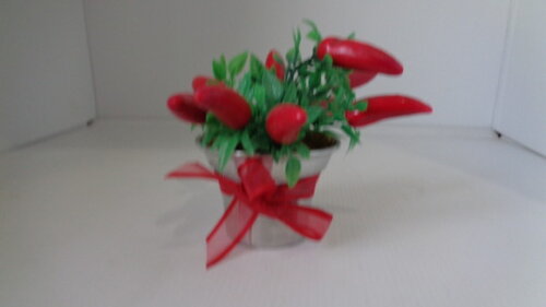 Vaso com Pimentas