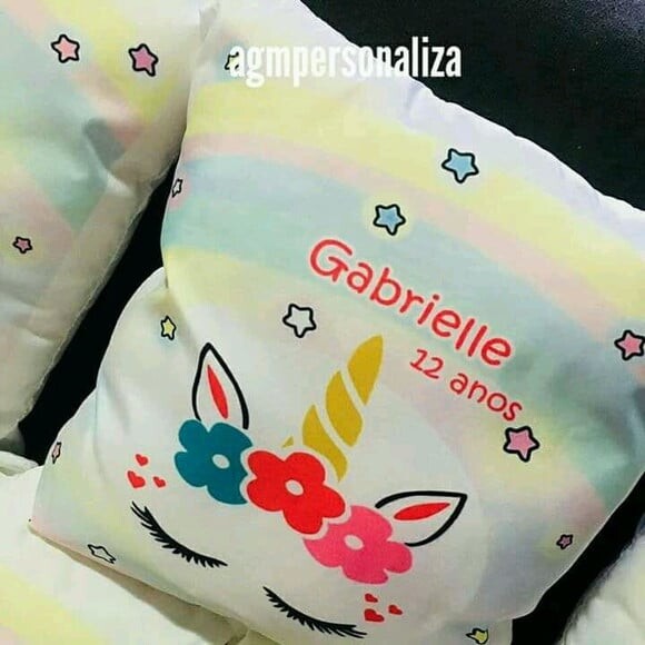 Almofada Personalizada Unicornio