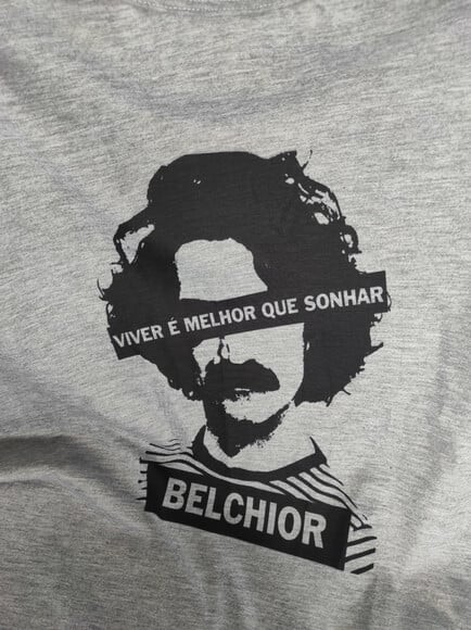 Camisa Personalizada Belchior ou Artistas de ´preferencia
