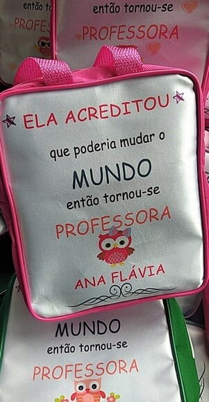 Dia dos Professores Bolsas Personalizadas