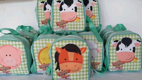Fazendinha Mochila Personalizada Fazendinha