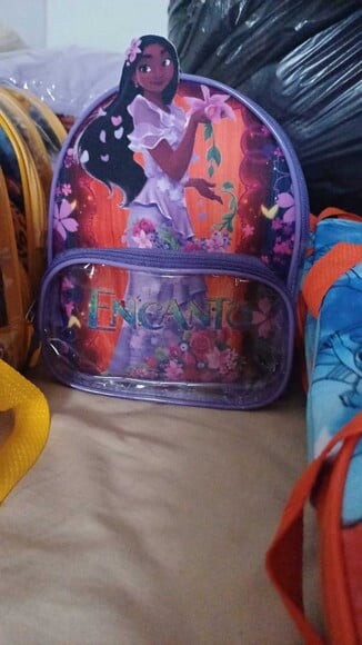 Mochila Cristal Personalizada Tema Brinquedos