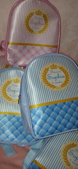 Mochila Daminhas e Temas