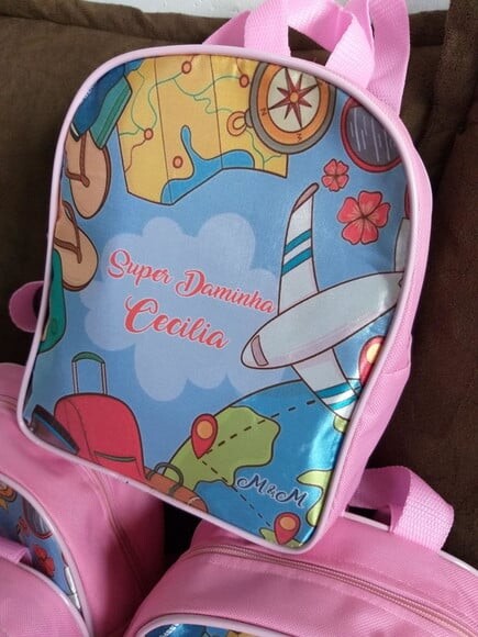 Mochila Daminhas e Temas