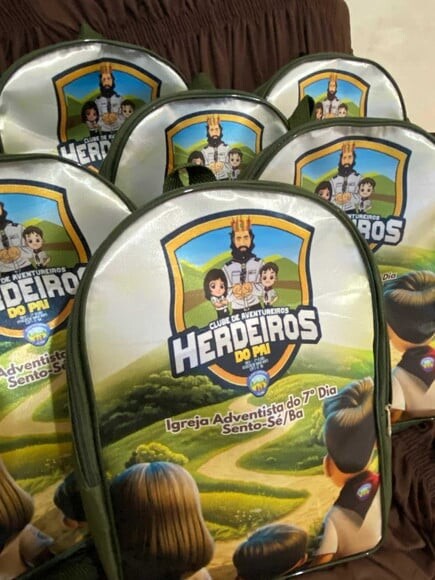Mochila Personalizada Infantil Clube dos Aventureiros