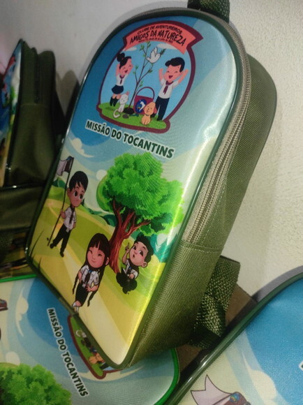 Mochila Personalizada Infantil Clube dos Aventureiros