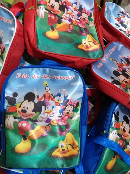 Mochila Tamanho Grande Volta as Aulas