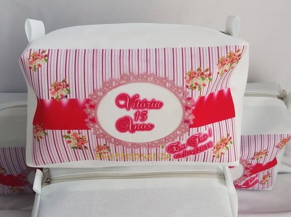 Nécessaire Personalizadas Box Tecido Cordoba