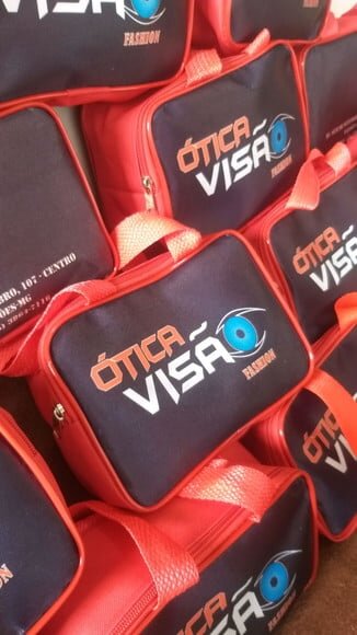 Bolsa Brinde para Ótica 19x15x8 *10 Unidades*