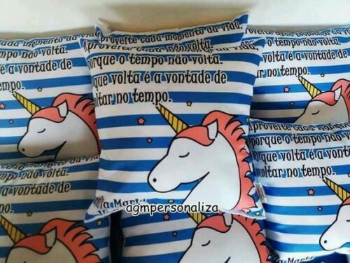 Almofada Personalizada Unicornio