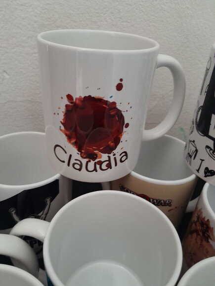 Caneca Porcelana Tema Café