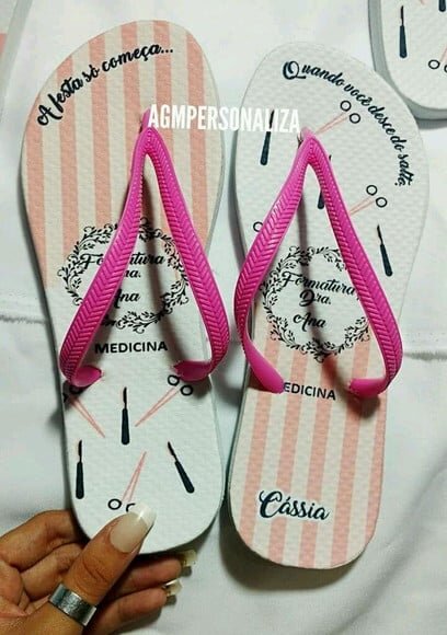 Chinelos Personalizados Formatura