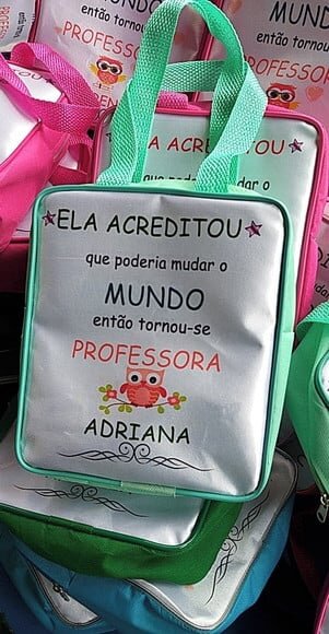 Dia dos Professores Bolsas Personalizadas