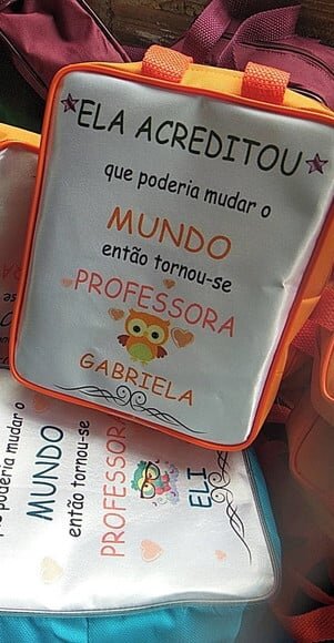 Dia dos Professores Bolsas Personalizadas