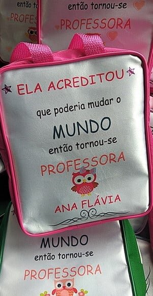 Dia dos Professores Bolsas Personalizadas
