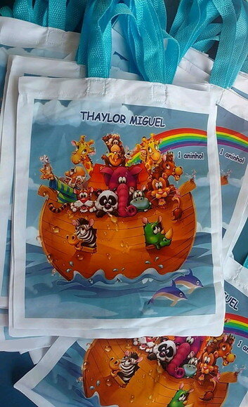 Eco Bag Personalizada 30x35 Arca de Noé