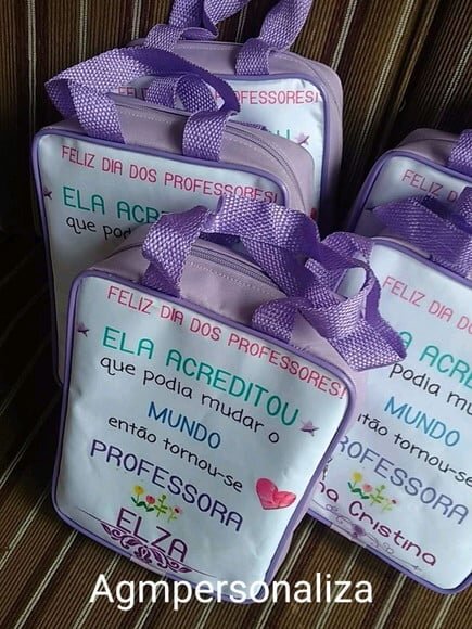 Lembrança Natal, Dia dos Professor Bolsa ou Porta Chuteiras