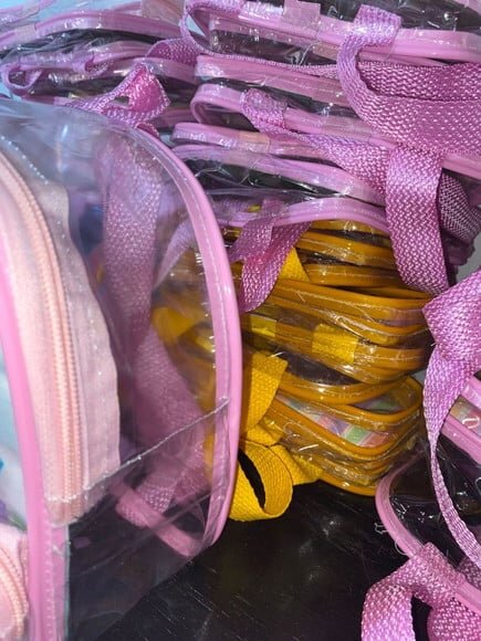 Mochila Cristal Personalizada Tema Brinquedos
