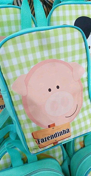 Mochila Personalizada Fazendinha