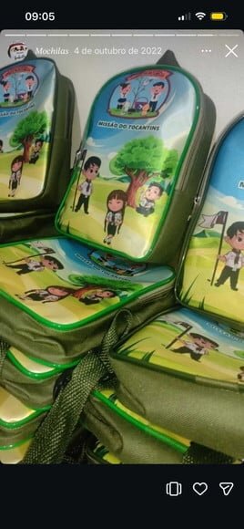 Mochila Personalizada Infantil Clube dos Aventureiros