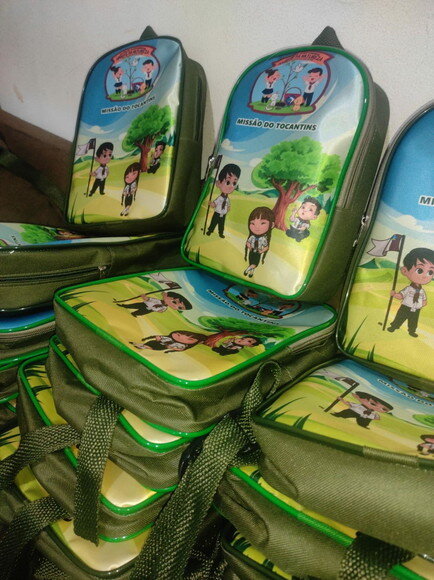Mochila Personalizada Infantil Clube dos Aventureiros