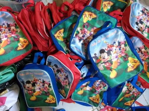Mochila Tamanho Grande Volta as Aulas