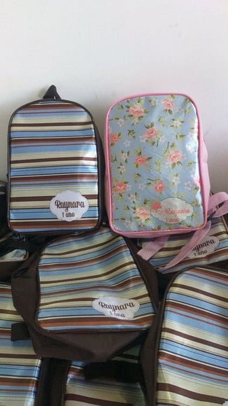 Mochila Tema Jardim Encantado