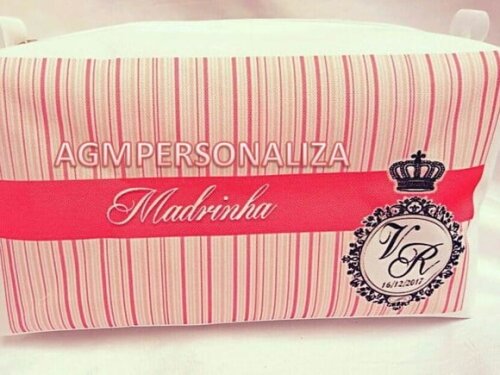 Nécessaire Personalizadas Box Tecido Cordoba