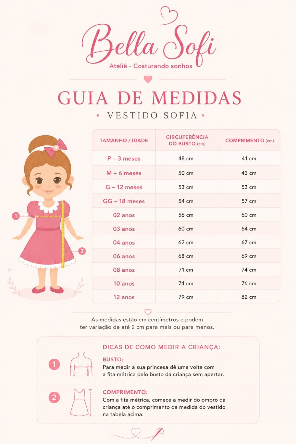 Vestido Sofia em Tule Off White com Babados para Crianças