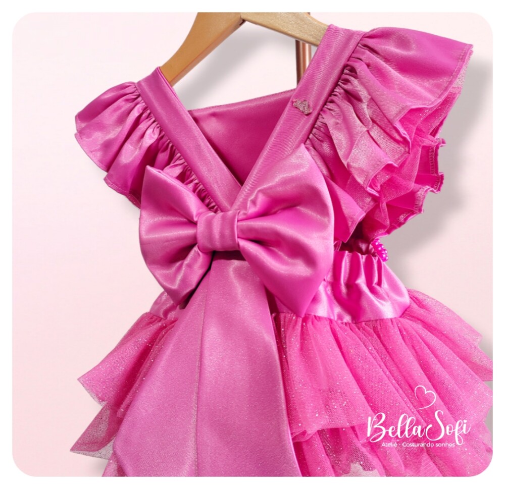 Bombacha/Romper Infantil Rosa