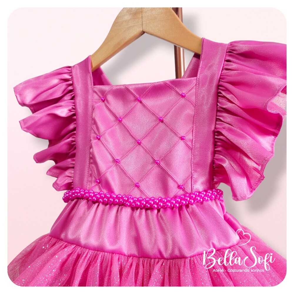 Bombacha/Romper Infantil Rosa