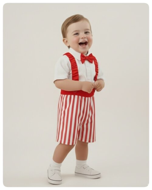 Conjunto Infantil Festa Circo Vintage