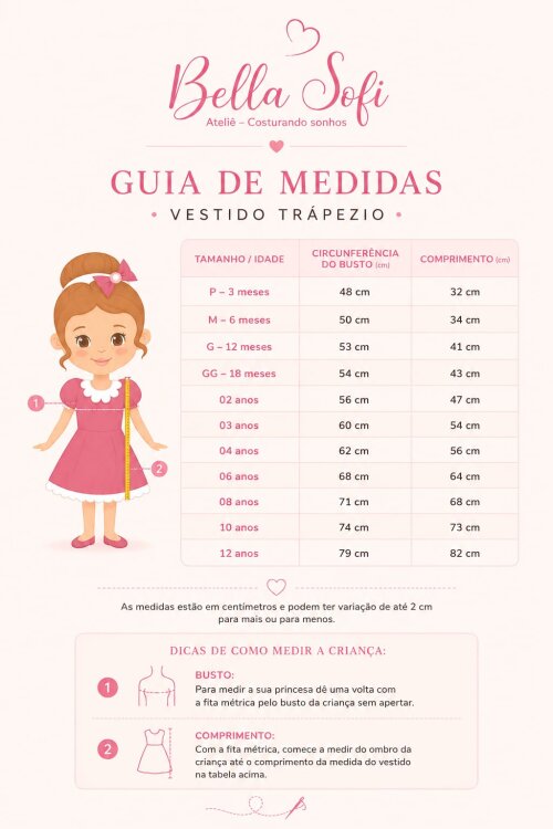 Vestido Infantil Trapézio Fundo do Mar - Tema Marinho