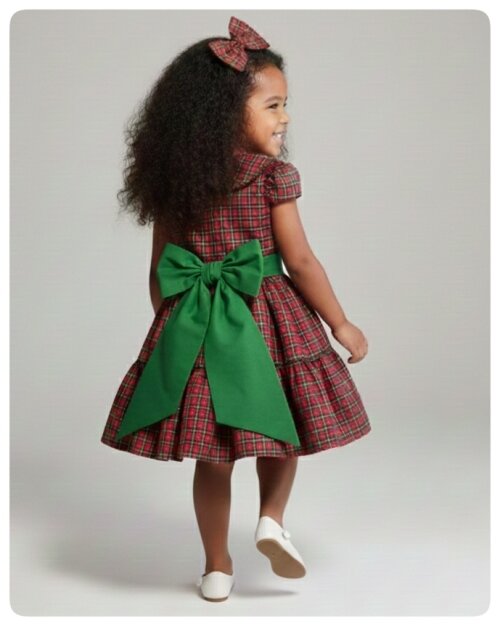 Vestido Liz Xadrez Natal