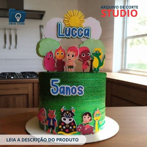 Arquivo de corte topo de bolo folclore brasileiro