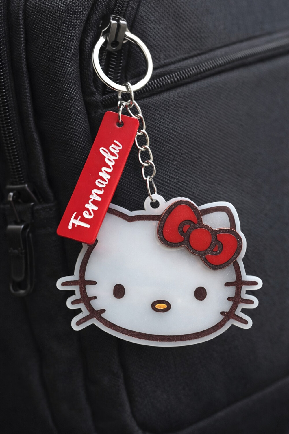 Chaveiro Hello Kitty em acrílico personalizado