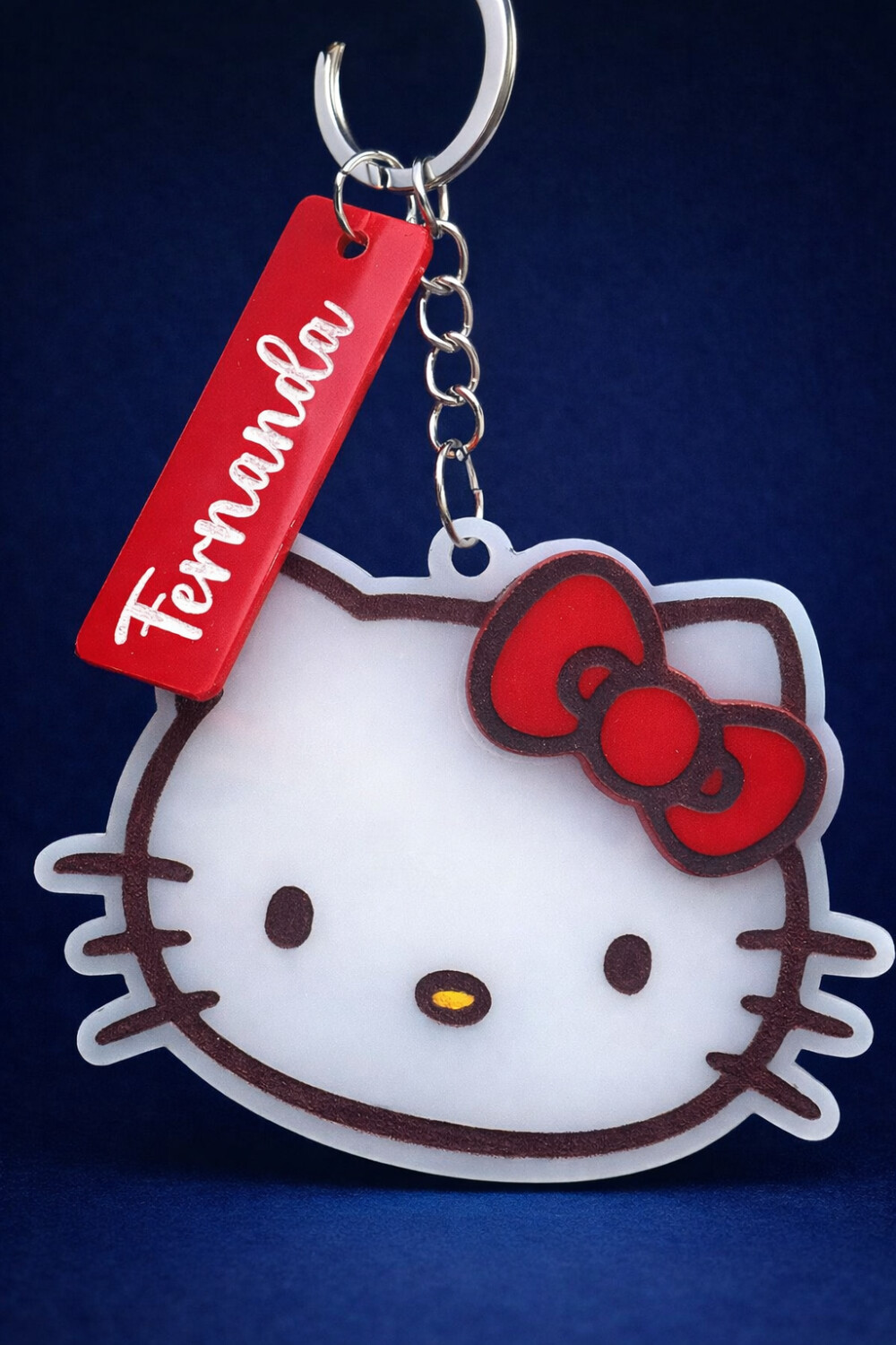 Chaveiro Hello Kitty em acrílico personalizado