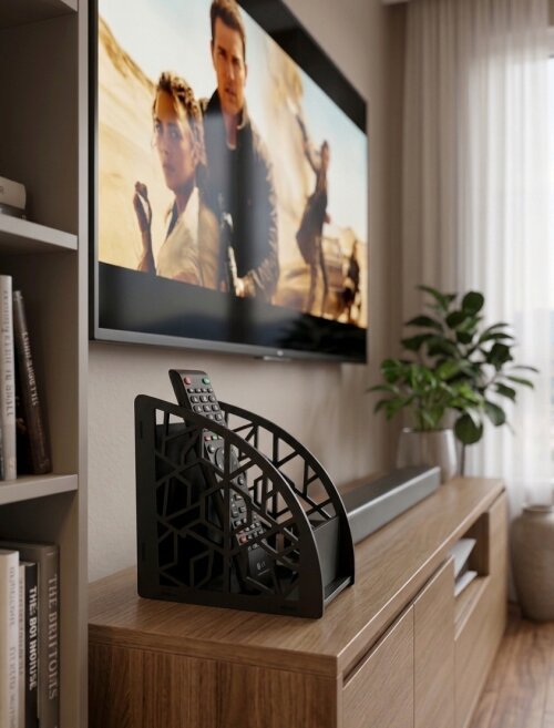 Porta controle para TV, Home Theater ou Ar Condicionado em MDF