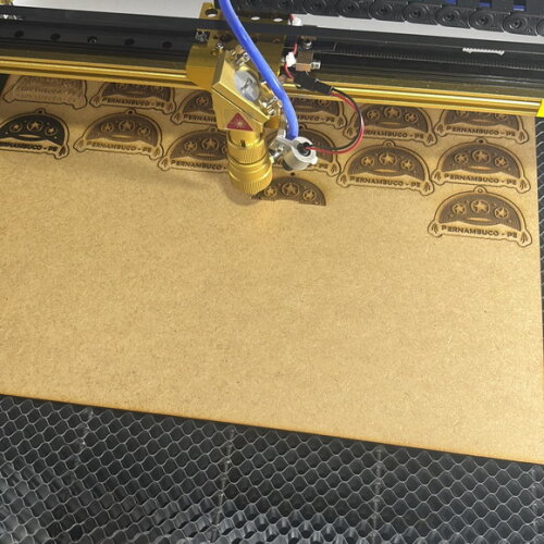 Chaveiro Personalizado em mdf com Gravação a Laser
