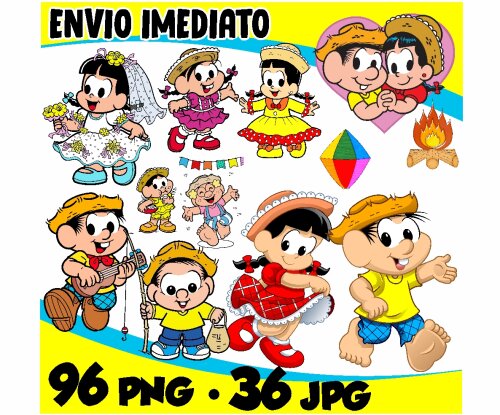Kit Digital Chico Bento Festa junina