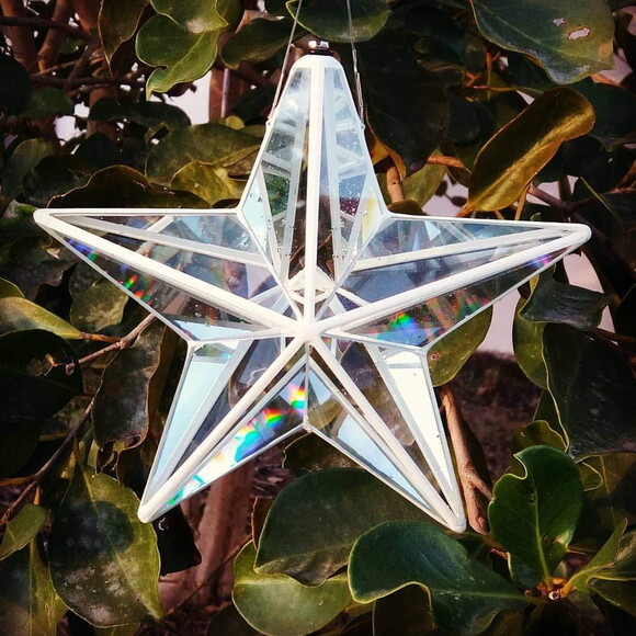 Prisma d'água Estrela de 5 Pontas feng shui harmonizador